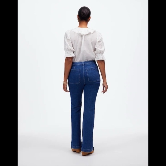 Madewell NWT Curvy Flea Market Flare Jean in Enola 30 Petite (Short) - Picture 3 of 16